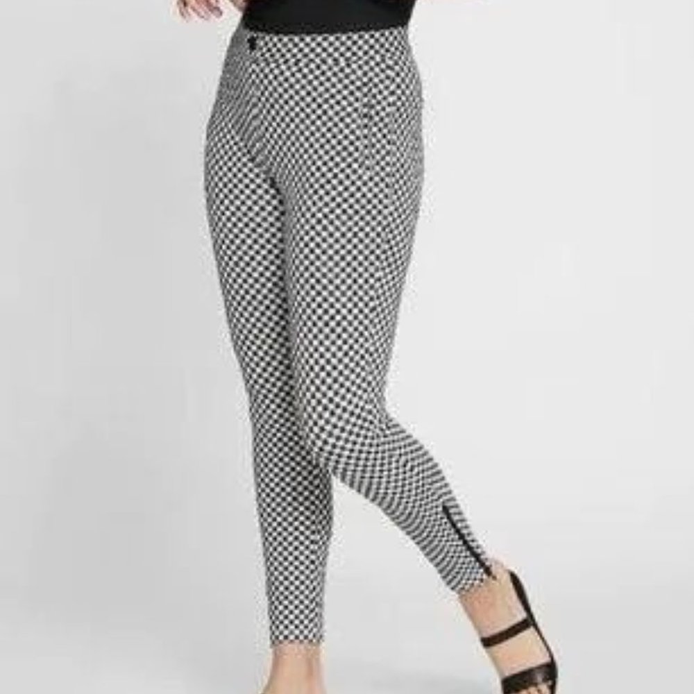 Unworn: Skinny-Leg Cigarette Dress Pant Yoga Pants (Catstooth -- DISCONTINUED)